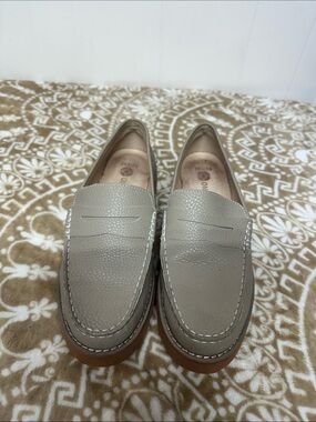 Onyx Taupe Penny Loafers for Women